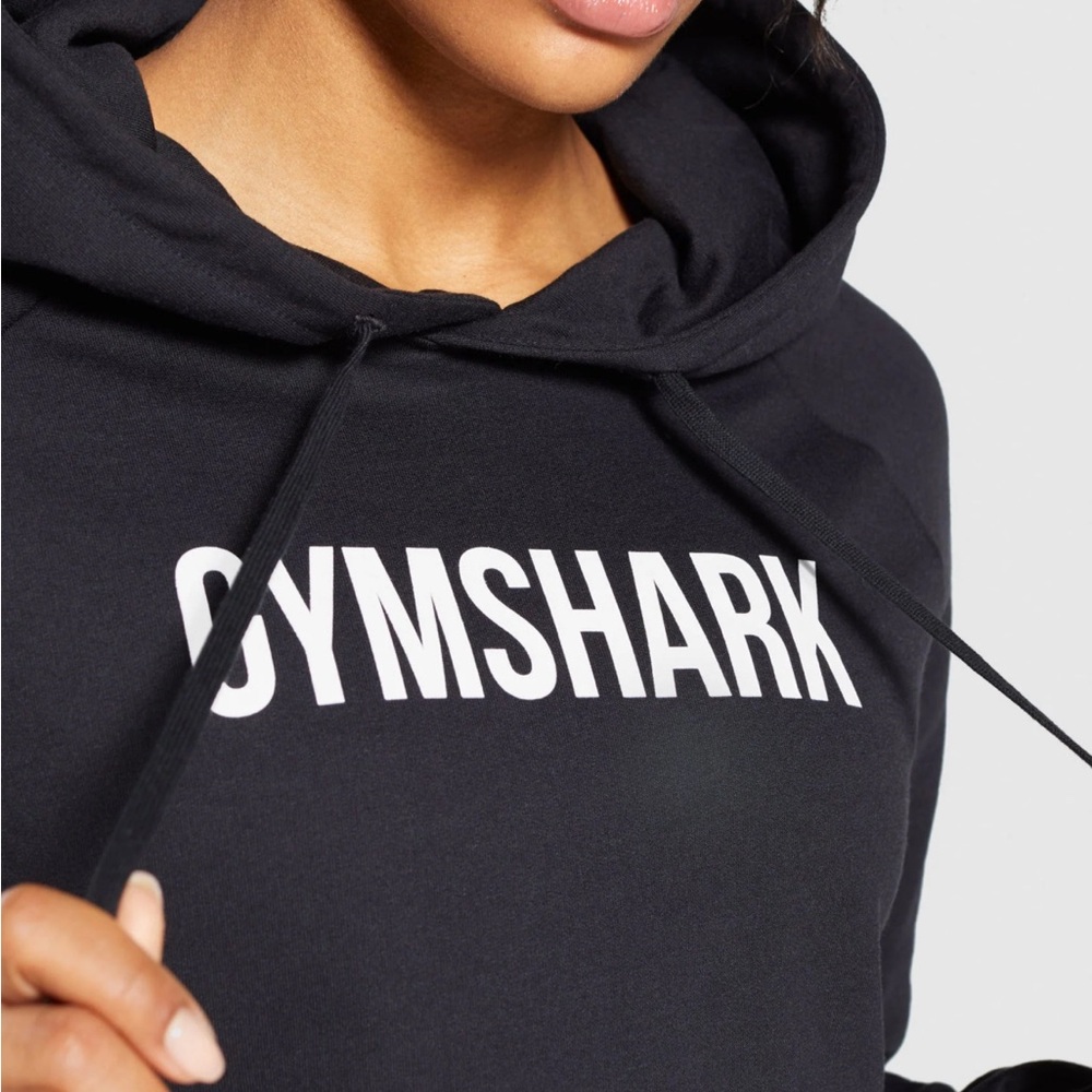Gymshark Logo Black Hoodie Sweatshirt